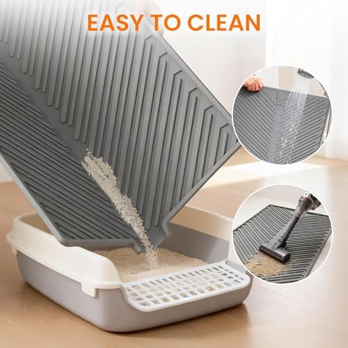 Cat Litter Box Mat Large Litter Trapping Mat for Cat