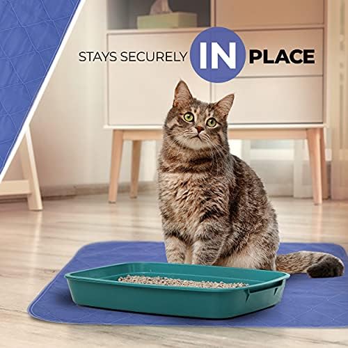 Beck’s USA Made Reusable Pet Pee Pads for Dog & Cat Pee Problems, Advanced Leak Free Design, Color Change Wetness Indicator, 1 Pad = 500 Disposable, 35X51-2 Pack