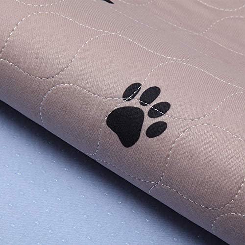 SincoPet Washable Dog Pee Pads with Puppy Grooming Gloves,Puppy Pads,Reusable Pet Training Pads,Large ,Waterproof Pet Pads for Dog Bed Mat,Super Absorbing Whelping Pads,41x41 Inch (Pack of 2)