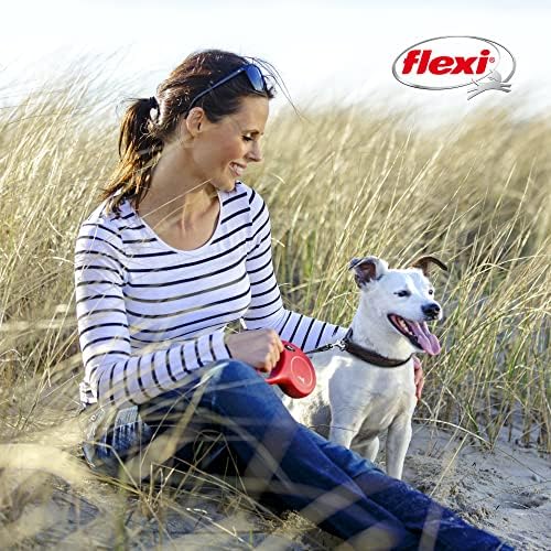 FLEXI® Classic Cord Retractable Dog Leash, Medium, 16 ft - Pink