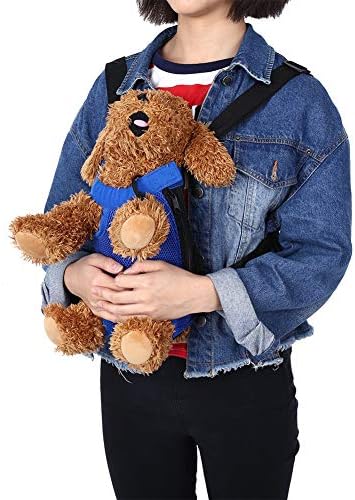 Pet Carrier Backpack, 8 Types Fashionable Pet Carrier Backpack Five Holes Backpack Front Chest Tote Carrier Net Bag Slings (Dark Blue S)
