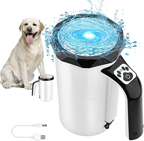 Rechargeable Automatic Dog Paw Cleaner, 2 in 1 Portable Dog Paw Washer Cup