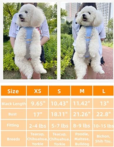 Dogs Cat Backpack Carriers for Small Dogs Frenchie Dog Yorkie Bags for Traveling Carrier for Puppy (Medium(6-9lbs), A)