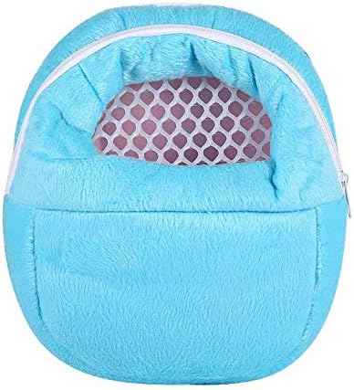 S Pet Carrier Backpack for Dogs and Cats, Breathable Mesh Travel Bag Portable by Yosoo White Mesh Blue