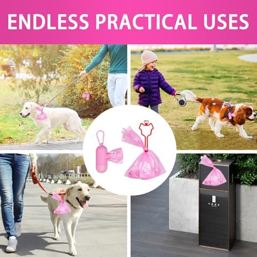 HZDHCLH Dog Poop Bags 540 Count Extra Thick Lavender Scented Pet Waste Bags