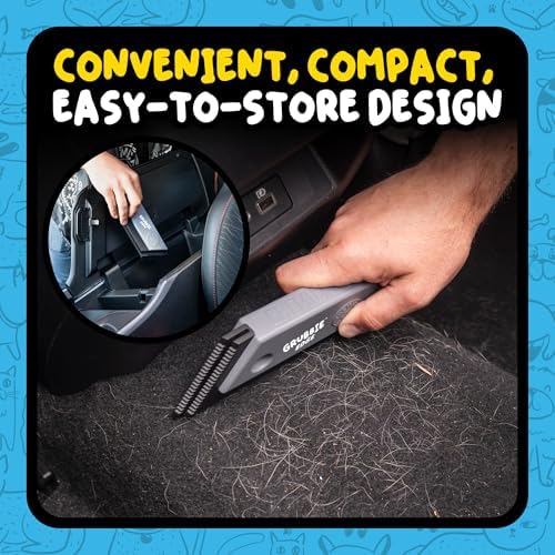 Chemical Guys, Grubbie Edge Reusable Pet Hair & Lint Removal Tool for Cars