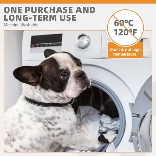KOOLTAIL Washable Pee Pads for Dogs, 4 Packs Super Absorbent Leakproof & Non-Slip Dog Pee Pad Large, Reusable Puppy Training Pads Waterproof, Pet Mat Rug for Whelping,Floor,Crate, Car, Cats, 24"x36"