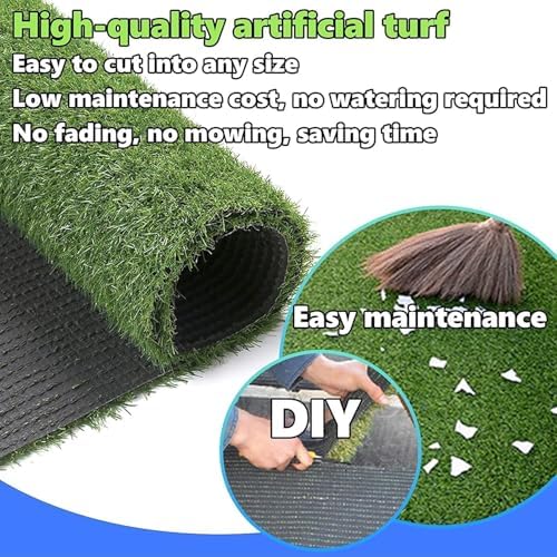 Artificial Grass Rug Turf for Dogs Indoor Outdoor Fake Grass for Dogs Potty Training Area Patio Lawn Decoration (29 x 20 Inch (Pack of 2))