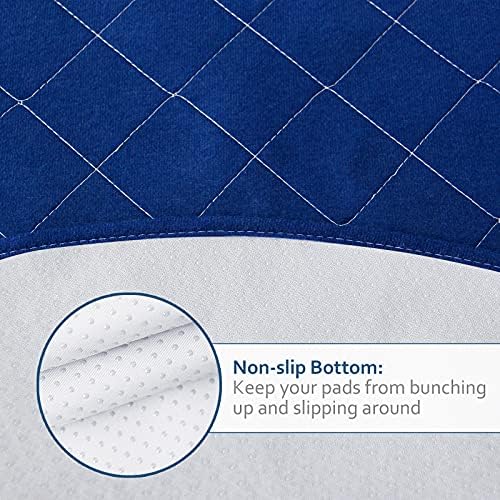 Washable Reusable Pee Pads for Dogs, Waterproof Round 48" Dog Whelping Pads