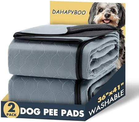 DAHAPYBOO Washable Pee Pads for Dogs 36x41,2Pack