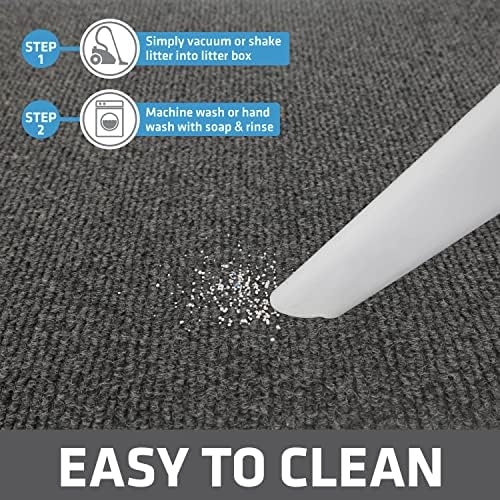 Drymate Cat Litter Box Mat, Litter Trapping Mat, Charcoal, 30x45 Jumbo XXL