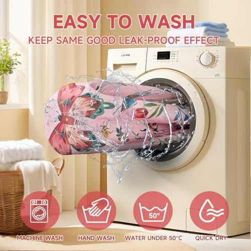 Washable Pee Pads for Dogs 2 Pack,Reusable Puppy Pads, 2026 Upgraded Puppy Pad 24"x36", Waterproof Puppy Pads, Super Absorbent Training Pads for Puppies (Pink Medallion, 24"x36"(Pack of 2))