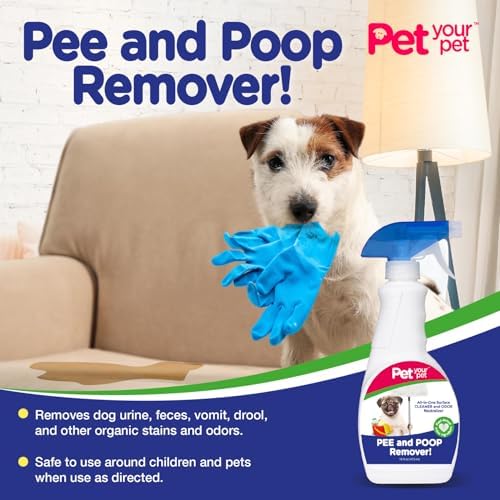Dog Pee and Poop Remover Spray, 16 Fl Oz