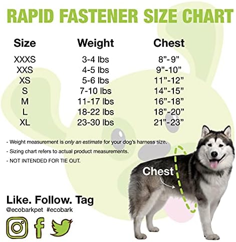 EcoBark Extra Small Dog Harness - Luxury Soft Harness for Puppies & XS Dogs - Mini Step in Vest Body Halter Under 6 lbs (Forest Green, XS)