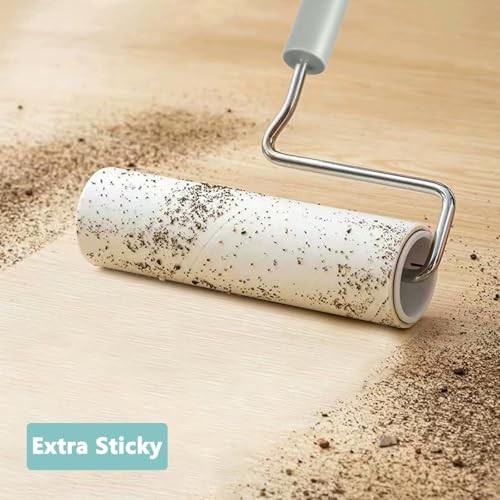 Lint Roller Refills 6.3 inch Great Value 10 Pack Extra Sticky Lint Remover Refills for Pet Hair Clothes Floor 6.3 inch Wide Lint Roller Replacement Refills