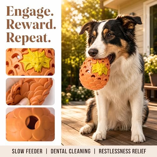 Dragon Egg Dog Chew Toys for Power Chewers - Toughest Indestructible