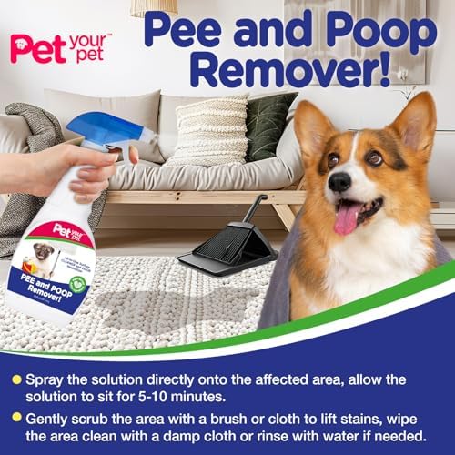 Dog Pee and Poop Remover Spray, 16 Fl Oz