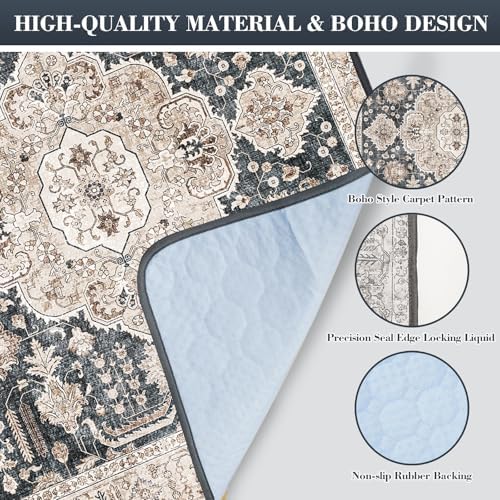 Thicken Washable Pee Pads for Dogs, 2 Pack Super Absorbent Dog Mats,36"x48"