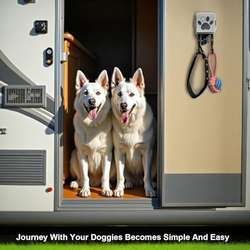 Dog Poop Bag Dispenser Wall Mounted Pet Waste Bags Holder With Hooks And 2 Rolls, Mini All-Weather Doggie Bag Dispenser For Home Inside Or Outside(1 mini dispenser)