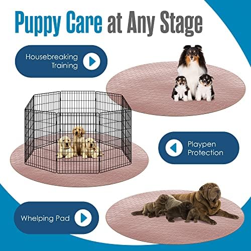 Whelping Pads for Dogs, Washable Dog Pee Pads Extra Large, Reusable, 48x48