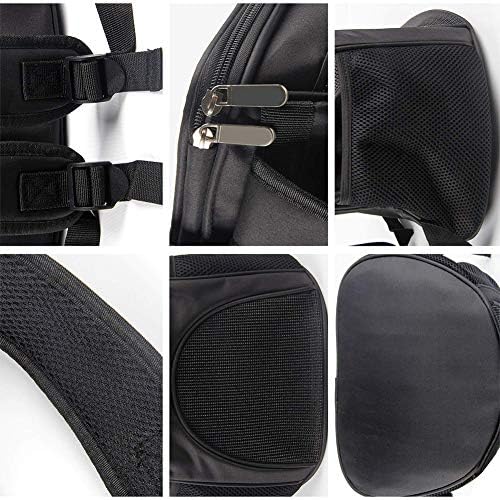 ESUPPORT Dog Carrier Backpack, Pets Bag Carrier Pet Outdoor Backpack Holds Dogs up to 3 kg, Dog Travel Bag with Mesh Window for Walking Hiking Bike Camping Outdoor and Motorcycle