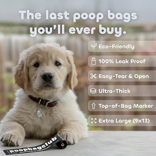 Lavender Scented Dog Poop Bags - Extra Thick Leak Proof for Dogs - Certified Compostable - Earthminded Essential Accessory for Daily Walks and Easy Cleanup - Compostable - 360 Bags