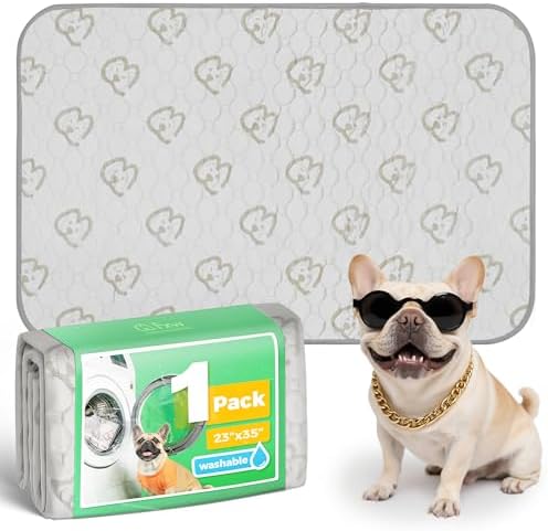 FXW Washable Pee Pads for Dogs, Super Absorbent, 23" x 35", 1 Pack