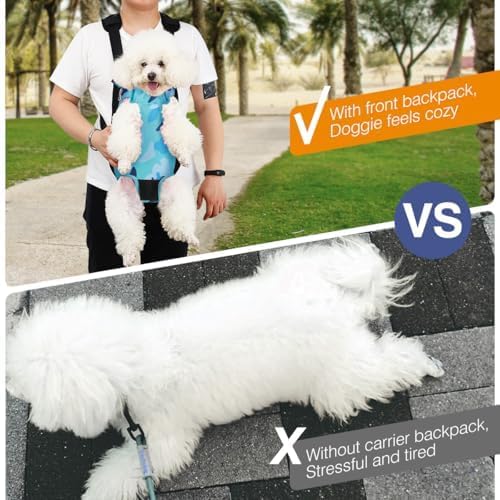 Pawaboo Pet Front Carrier Backpack for Small Medium Dogs