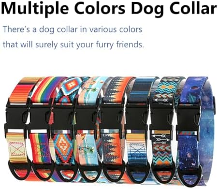 Dog Collar and Leash Set for Dogs Walking Bohemia Ethnic Style