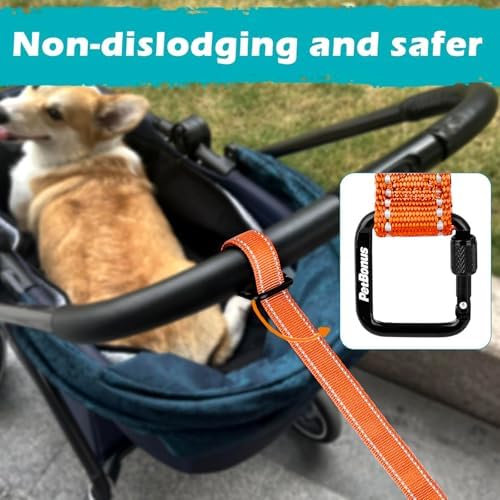 PetBonus Dog Leash Wrist Strap with Lockable Clip for Dog Retractable Leash