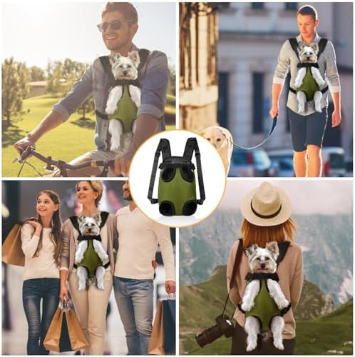 YUDODO Pet Dog Carrier Backpack Adjustable Front Carrier for Small Dog Cat