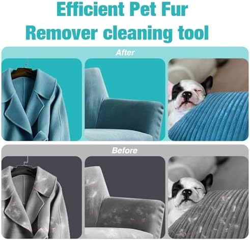 Silicone Carpet Rake for Pet Hair Removal Tool,Magic Brush Dog Hair Removal Glove,Cat Carpet Broom Rake&Pet Hair Remover Tool 3PCS/Set for Rugs, Mats, Couch, Furniture,54inch Scraper Rake
