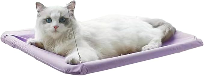 Window Hammock for Cat with Suction Cups Hanging Bed Perch Breathable Cloth Resting Bed Hammock