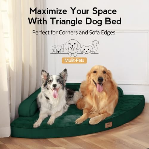 MEKIY Orthopedic Waterproof Dog Bed with Sides for Extra Large Sizes Dogs