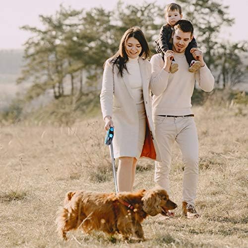 Segarty 26 Ft Retractable Dog Leash, 8m Retractable Leash for Medium Larger Dogs Up to 110 Lbs, 1 Button Break & Lock, 360 Tangle-Free, Heavy Duty Long Dog Lead for Training Running Walking