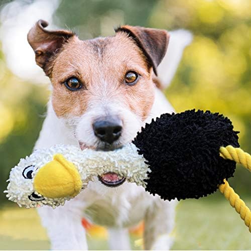 rocket & rex Puppy Chew Toys for Teething, Rope & Plush Set (3pk)