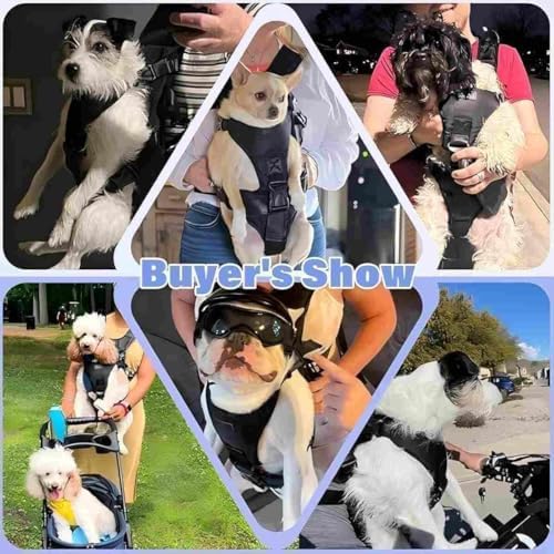 YUDODO Front Pet Carrier Backpack for Small Dog, Legs Out Dog Chest Carrier