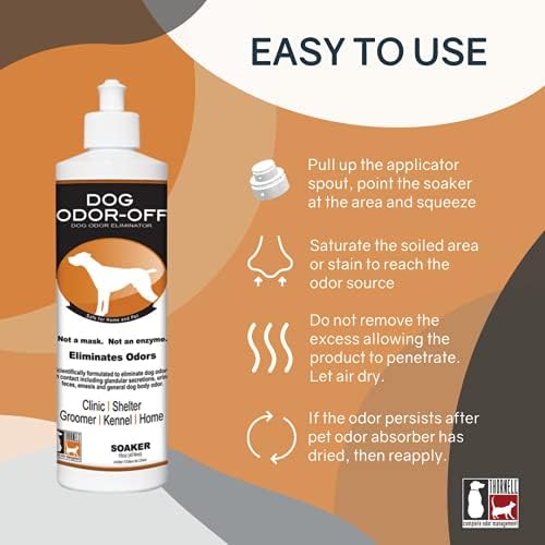 Thornell Odorcide Dog Odor-Off Soaker Bottle, 16 oz