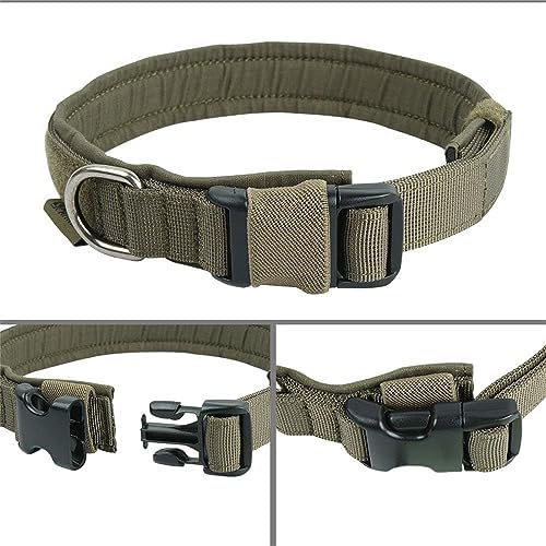 EXCELLENT ELITE SPANKER Tactical Nylon Padded Medium Dog Collar Adjustable