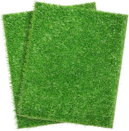 2 Pack Artificial Dog Grass Pee Pad 26" x 17", Indoor Potty Training Turf
