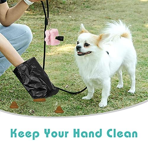 Dog Poop Bags, Dog Waste Bags [Extra Thick][Leak-Proof] Eco-Friendly 16 Rolls, 240 Bags Black