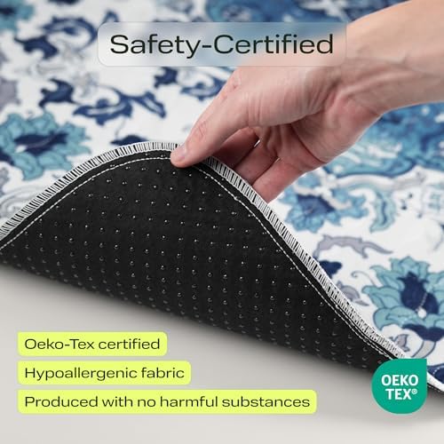 PetSpy Washable Pee Pads for Dogs 1-pack (72x72) - Waterproof Reusable Puppy Pads No-slip Surface - Stylish Dog Potty Training Pads Protect Against Leakage Small Medium Large Dogs, Ornament