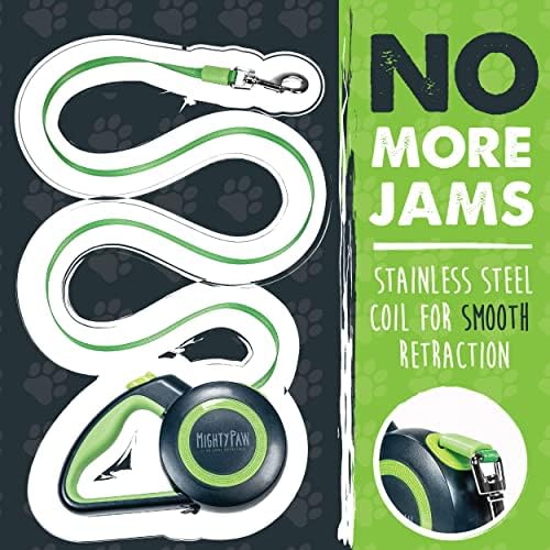 Mighty Paw Retractable Dog Leash, Heavy Duty for Small, Medium & Large Dogs