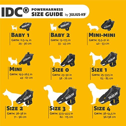 Julius-K9, 16IDC-PN-M, IDC Powerharness, Dog Harness, Size: Mini, Pink