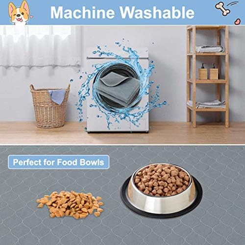 KOOLTAIL Washable Pee Pads for Dogs, 2 Packs Super Absorbent Leakproof & Non-Slip Dog Pee Pad Extra Large, Reusable Puppy Training Pads Waterproof, Pet Mat Rug for Whelping,Floor,Crate,Cats, 34"x36"