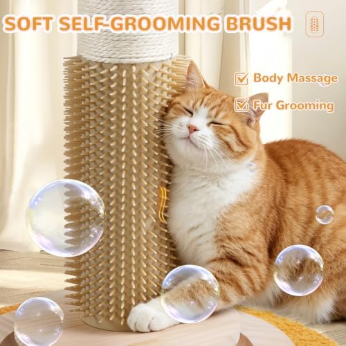 Cat Scratching Post,45'' Tall Scratcher Tree Toys for Indoor Large Cats