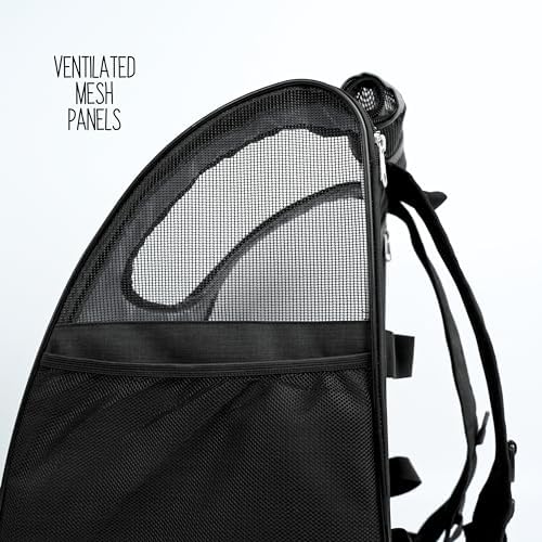 Pet Backpack Carrier - Comfortable and Durable Carrier for Dogs, Cats and Small Pets - Ideal for Hiking, Travel, and Outdoor Adventures - Adjustable Straps and Ventilated Design