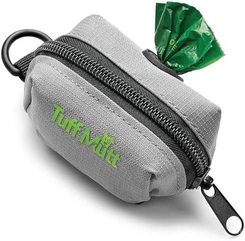 Tuff Mutt Dog Poop Bag Holder for Leashes with Velcro Attachment