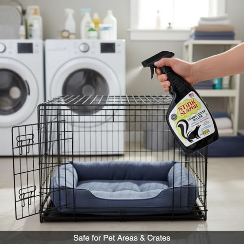 Mold Monster Stink Slayer Skunk Odor Eliminator Spray (22 oz) — Natural Tea Tree Oil Pet-Safe Formula | Removes Skunk, Urine & Vomit Smell from Fur, Furniture, Carpet, Car Interior | Made in USA