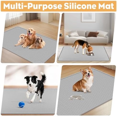 50" x35" Pee Pad Holder for Dog Puppy Pad Holder Gray